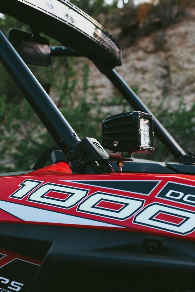 Rigid Industries Light Mounts Rigid Industries 2014-2015 Polaris RZR XP1000 Single A Pillar D/DXL/SR-M/SR-Q-Series Mount Bracket