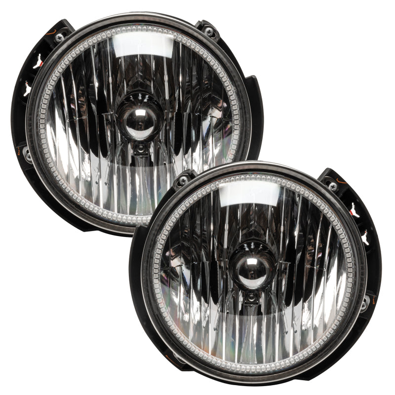 ORACLE Lighting Headlights Oracle 07-16 Jeep Wrangler JK SMD HL - ColorSHIFT w/ 2.0 Controller SEE WARRANTY