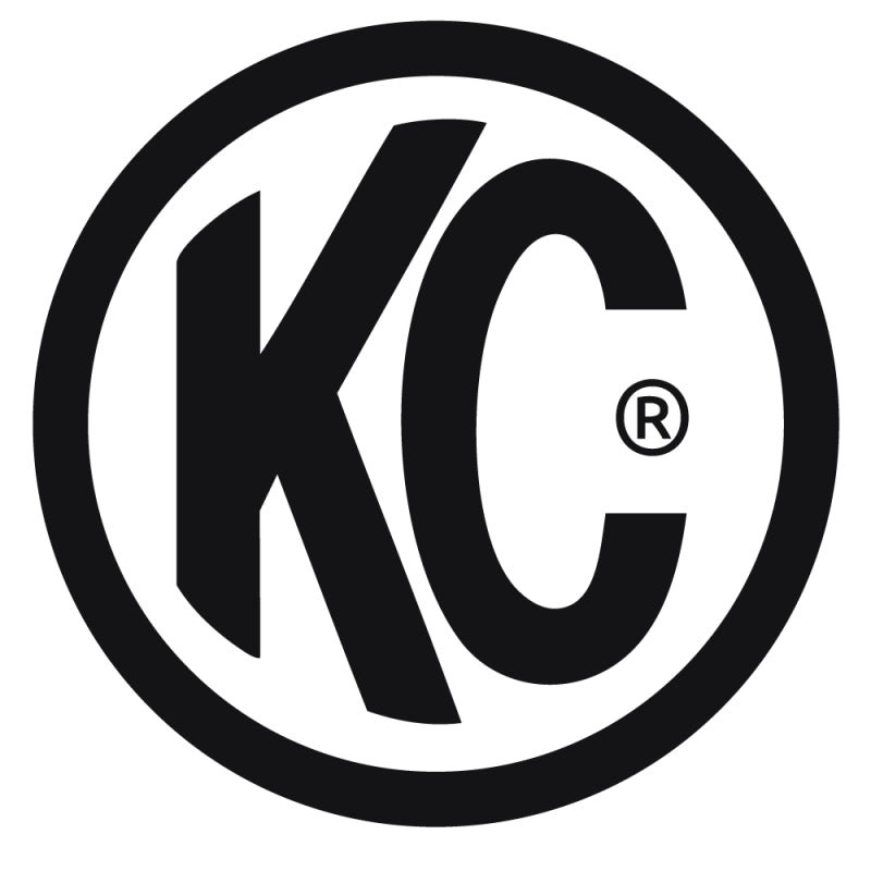 KC HiLiTES Light Covers and Guards KC HiLiTES SlimLite 8in. LED Light Shield SAE Driving (Shield Only) - Clear