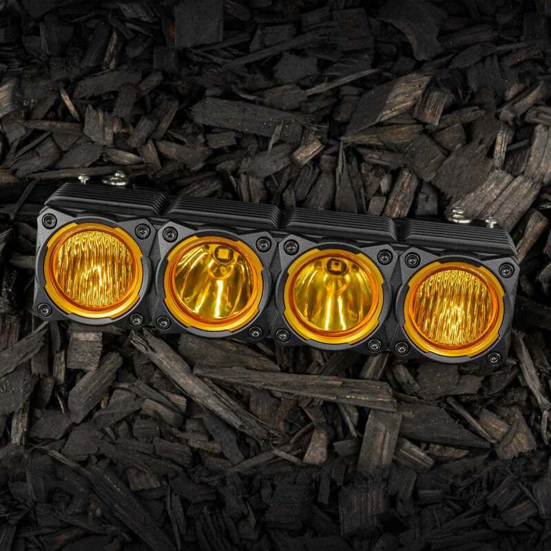 KC HiLiTES Light Bars & Cubes KC HiLiTES FLEX ERA LED Performance Yellow Combo Lens for Light Bars