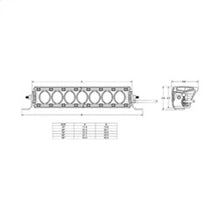 Load image into Gallery viewer, Rigid Industries Light Bars &amp; Cubes Rigid Industries Revolve 10in Bar w/White Trim Ring