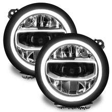 Load image into Gallery viewer, ORACLE Lighting Headlights Oracle Jeep Wrangler JL/Gladiator JT RGB+W Headlight DRL Kit - w/ BC1 Controller SEE WARRANTY