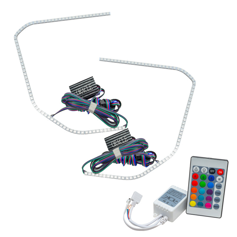 ORACLE Lighting Headlights Oracle GMC Yukon 15-20 Halo Kit - ColorSHIFT w/ Simple Controller SEE WARRANTY