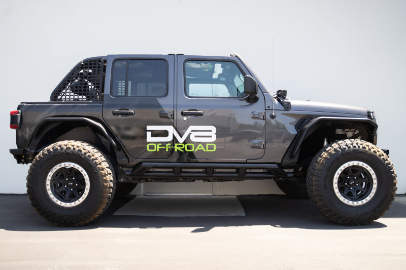 DV8 Offroad Body Armor & Rock Rails DV8 Offroad 18-23 Jeep Wrangler JL 4 Door FS-15 Series Rock Sliders