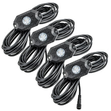 Load image into Gallery viewer, ORACLE Lighting Light Bars &amp; Cubes Oracle Bluetooth + RF Underbody Rock Light Kit - 4 PCS - ColorSHIFT SEE WARRANTY