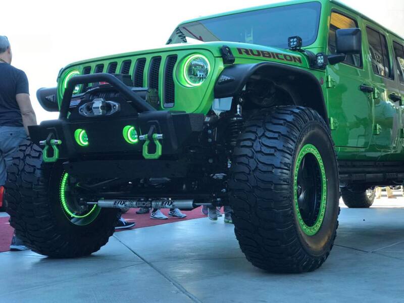 ORACLE Lighting Fog Lights Oracle Jeep Wrangler JL/Gladiator JT LED Surface Mount Fog Light Halo Kit - Red SEE WARRANTY