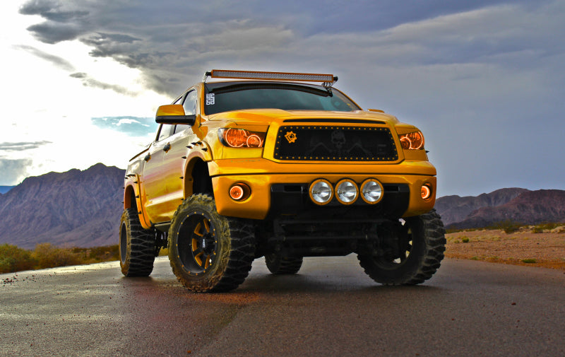 ORACLE Lighting Headlights Oracle 07-11 Toyota Tundra Pre-Assembled Headlights - Black Housing - ColorSHIFT w/ BC1 Controller