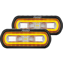 Load image into Gallery viewer, Rigid Industries Light Bars &amp; Cubes Rigid Industries SR-L Series Surface Mount LED Spreader Pair w/ Amber Halo - Universal