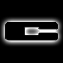 Load image into Gallery viewer, ORACLE Lighting Light Accessories and Wiring ORACLE Lighting Universal Illuminated LED Letter Badges - Matte Blk Surface Finish - C SEE WARRANTY