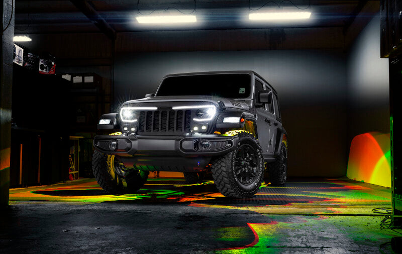ORACLE Lighting Light Bars & Cubes Oracle Bluetooth + RF Underbody Rock Light Kit - 8 PCS - ColorSHIFT SEE WARRANTY