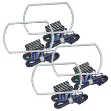Load image into Gallery viewer, ORACLE Lighting Headlights Oracle Chevy Silverado 07-13 Halo Kit Square Style - ColorSHIFT w/o Controller SEE WARRANTY