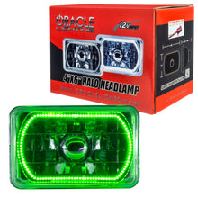 Load image into Gallery viewer, ORACLE Lighting Headlights Oracle Pre-Installed Lights 4x6 IN. Sealed Beam - Green Halo SEE WARRANTY