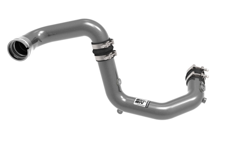 K&N Engineering Turbo Inlets K&N 2023 Ford Bronco Raptor 3.0L V6 Aluminum Charge Pipe Kit - Gunmetal Gray