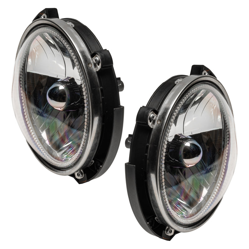 ORACLE Lighting Headlights Oracle 07-16 Jeep Wrangler JK SMD HL - ColorSHIFT w/ 2.0 Controller SEE WARRANTY
