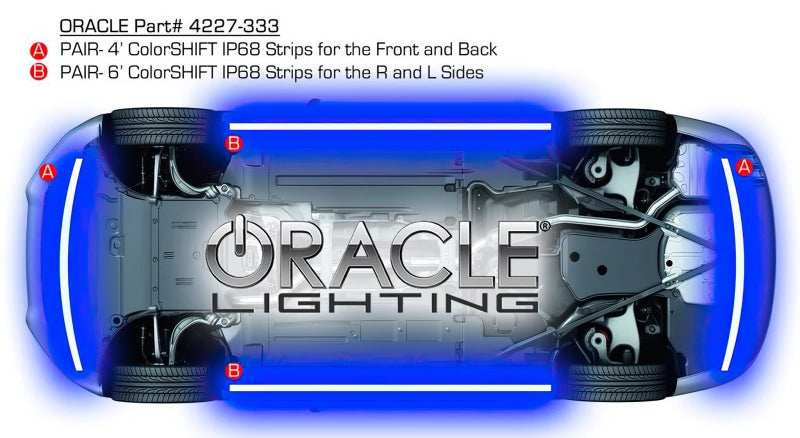 ORACLE Lighting Light Strip LED Oracle Universal LED Underbody Kit - ColorSHIFT SEE WARRANTY