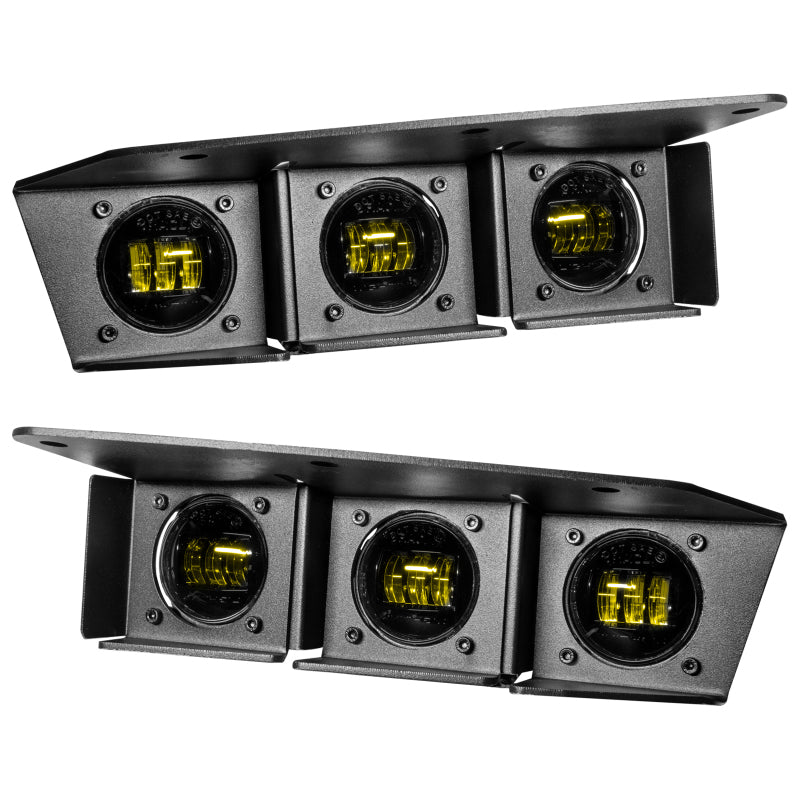 ORACLE Lighting Fog Lights ORACLE Lighting 21-22 Ford Bronco Triple LED Fog Light Kit for Steel Bumper - Yellow SEE WARRANTY