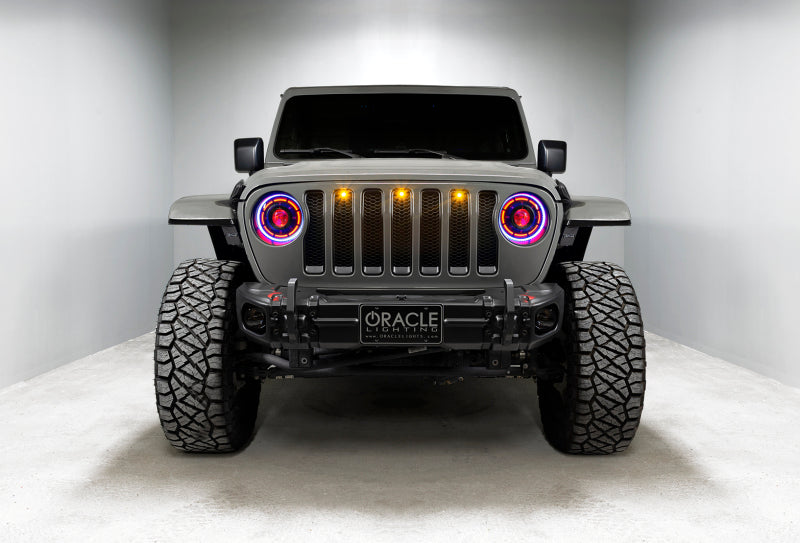 ORACLE Lighting Headlights Oracle Oculus Bi-LED Projector Headlights for Jeep JL/Gladiator JT - w/ BC1 Controller SEE WARRANTY