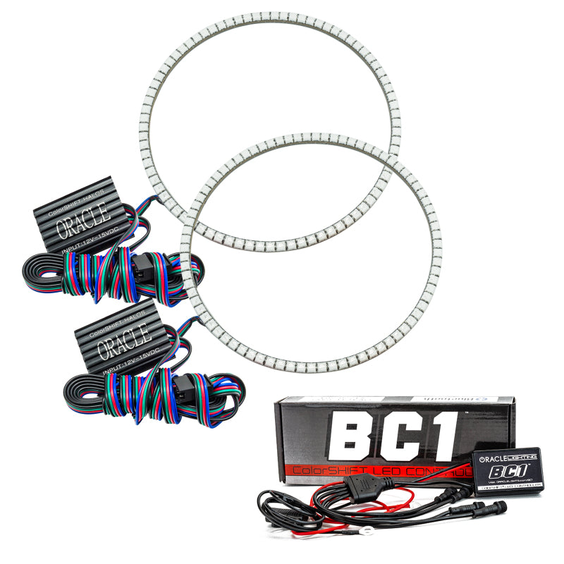 ORACLE Lighting Fog Lights Oracle Hummer H2 03-10 LED Waterproof Halo Kit - ColorSHIFT w/ BC1 Controller SEE WARRANTY