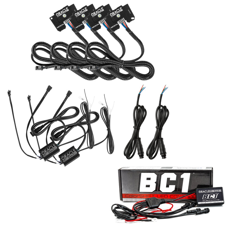 ORACLE Lighting Headlights Oracle Jeep Wrangler JL/Gladiator JT RGB+W Headlight DRL Kit - w/ BC1 Controller SEE WARRANTY
