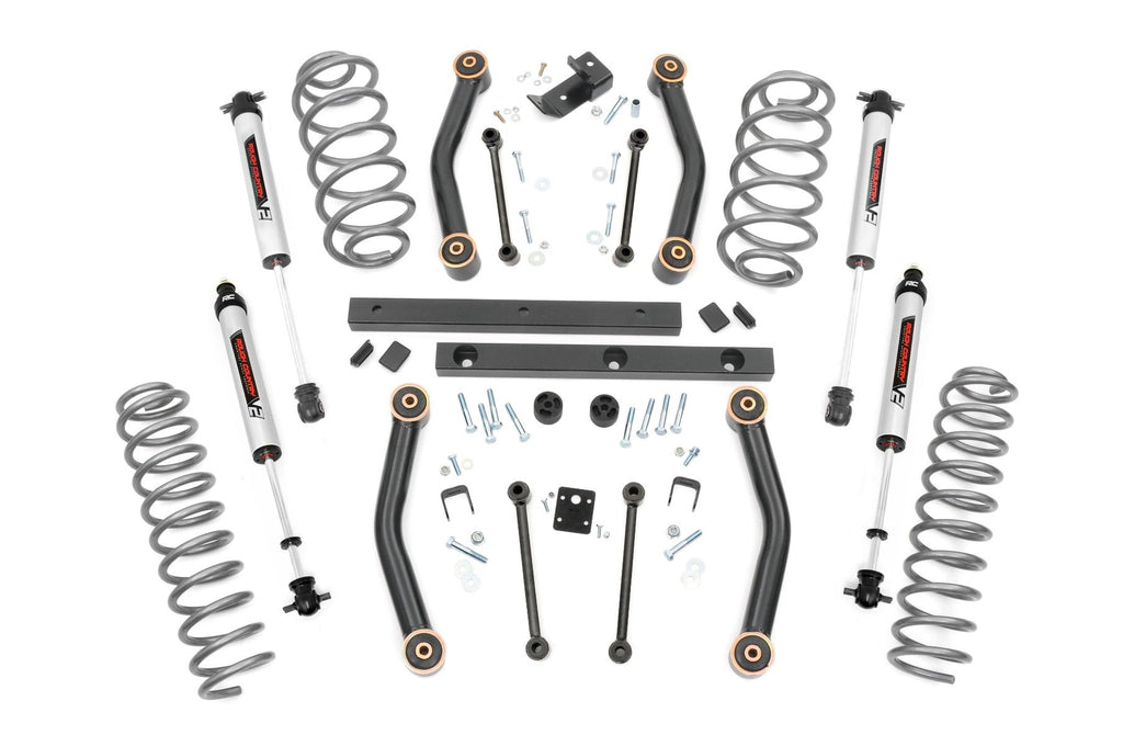 Rough Country Lift Kits 4 Inch Lift Kit V2 97-02 Jeep Wrangler TJ 4WD Rough Country - 90670