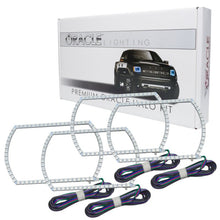 Load image into Gallery viewer, ORACLE Lighting Headlights Oracle Chevy Silverado 14-15 Halo Kit Projector Style - ColorSHIFT w/ BC1 Controller SEE WARRANTY