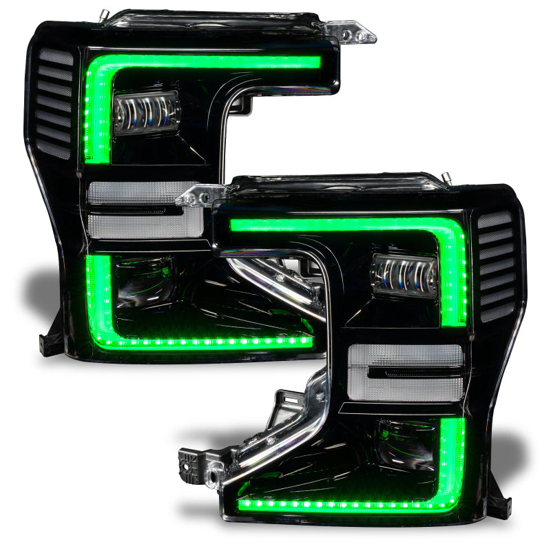 ORACLE Lighting Headlights Oracle 2022 Ford F250/350 Super Duty Dynamic ColorSHIFT Headlight DRL Kit w/Switchback SEE WARRANTY