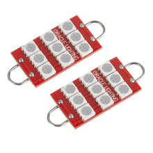 Load image into Gallery viewer, ORACLE Lighting Bulbs Oracle 44MM 6 LED 3 Chip - Loop Festoon Bulbs (Pair) - Red SEE WARRANTY