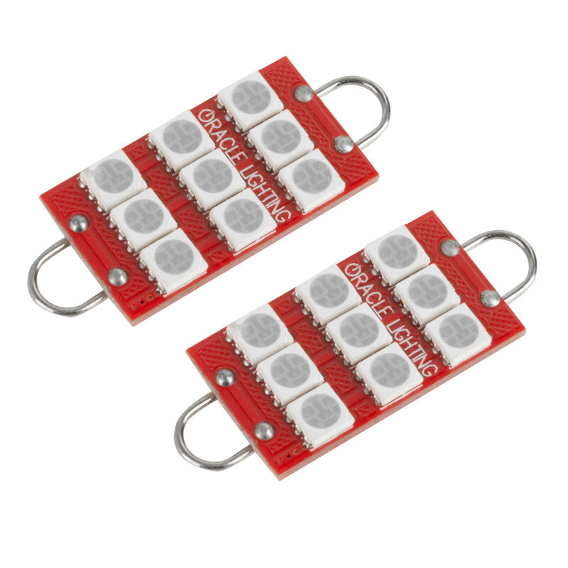 ORACLE Lighting Bulbs Oracle 44MM 6 LED 3 Chip - Loop Festoon Bulbs (Pair) - Purple - UV/Purple SEE WARRANTY