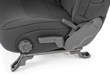 Load image into Gallery viewer, Jeep Neoprene Seat Cover Set Black 18-20 Wrangler JL Rough Country