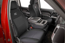Load image into Gallery viewer, Neoprene Front Seat Covers Black 14-18 Silverado/Sierra 1500 Rough Country