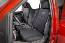 Load image into Gallery viewer, Neoprene Front &amp; Rear Seat Covers Black 14-18 Silverado/Sierra 1500 Rough Country