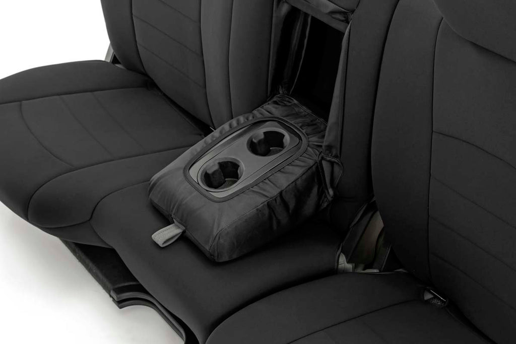 Dodge Neoprene Front & Rear Seat Covers 09-18 RAM 1500 Rough Country