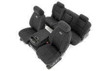 Load image into Gallery viewer, GM Neoprene Front and Rear Seat Covers Black (07-13 1500/11-13 2500) Rough Country