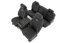 Load image into Gallery viewer, Rough Country Seat Cover GM Neoprene Front and Rear Seat Covers Black (07-13 1500/11-13 2500) Rough Country - 91033