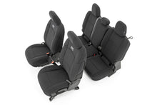 Load image into Gallery viewer, Rough Country Seat Cover Jeep Neoprene Seat Cover Set Black 20-Up Gladiator JT Rough Country - 91034