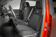 Load image into Gallery viewer, GM Neoprene Seat Covers Front and Rear Black For 19-21 1500 Rough Country