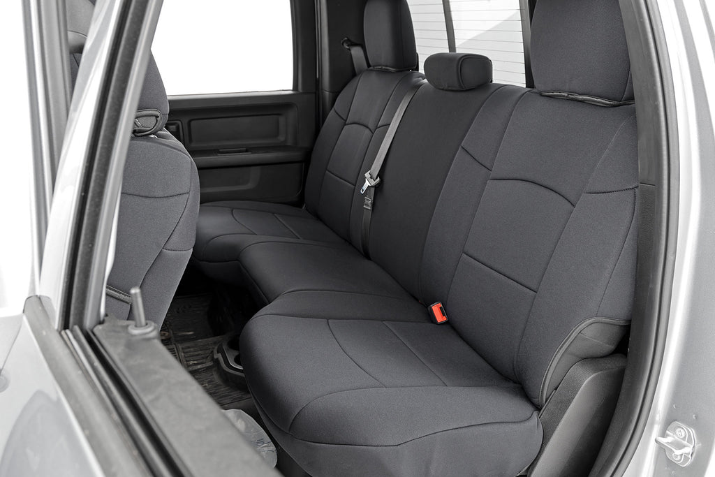 Seat Covers Bucket Seats Front Row and Rear Row Ram 2500 2WD/4WD (19-23) Rough Country
