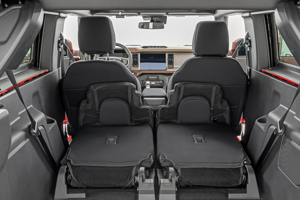 Bronco Seat Covers Bucket Seats Front Row and Rear Row Ford Bronco 2 Door 21-Up Rough Country