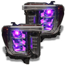 Load image into Gallery viewer, ORACLE Lighting Headlights Oracle 19-21 Silverado/Sierra 1500 RGB Demon Eye Headlight Kit - w/o Controller SEE WARRANTY