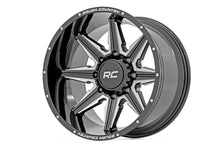 Load image into Gallery viewer, Rough Country Wheels 91 Series Milled One-Piece Gloss Black 22x12 8x170 -44mm Rough Country - 91221211M