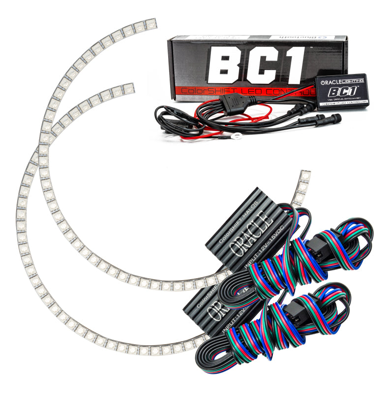 ORACLE Lighting Headlights Oracle Ford Lightning 99-04 Halo Kit - ColorSHIFT w/ BC1 Controller SEE WARRANTY