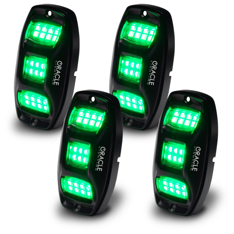 ORACLE Lighting Light Bars & Cubes Oracle Underbody  RGB+W Wheel Well Rock Light Kit - 4 PCS - ColorSHIFT SEE WARRANTY