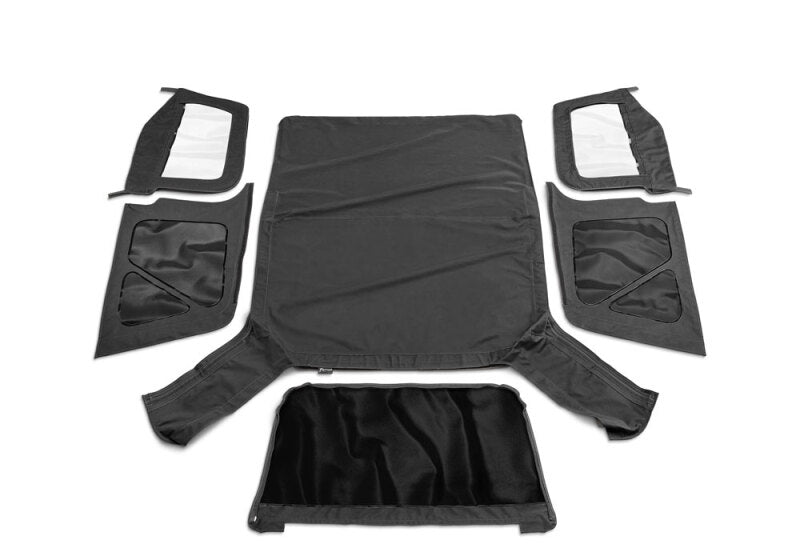 Rampage Soft Tops Rampage 1997-2006 Jeep Wrangler(TJ) OEM Replacement Top - Black Diamond