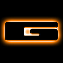 Load image into Gallery viewer, ORACLE Lighting Light Accessories and Wiring ORACLE Lighting Universal Illuminated LED Letter Badges - Matte Blk Surface Finish - G SEE WARRANTY