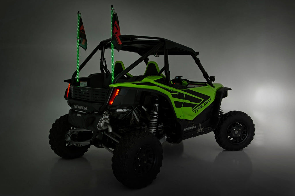 Rough Country Light Whips Honda LED Whip Light Bed Mount Kit w/LED Whip Lights For 19-21 Talon Rough Country - 92039
