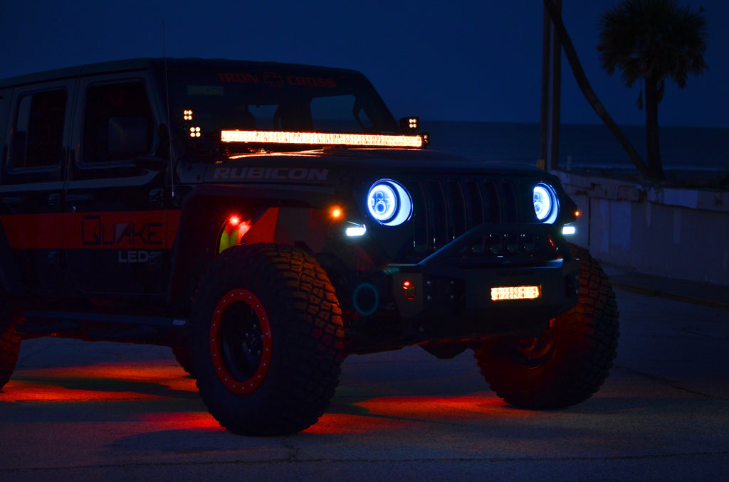 Quake LED Underbody Light Kit Quake LED Rock Light Kits bring you light when you need it most - QTL766