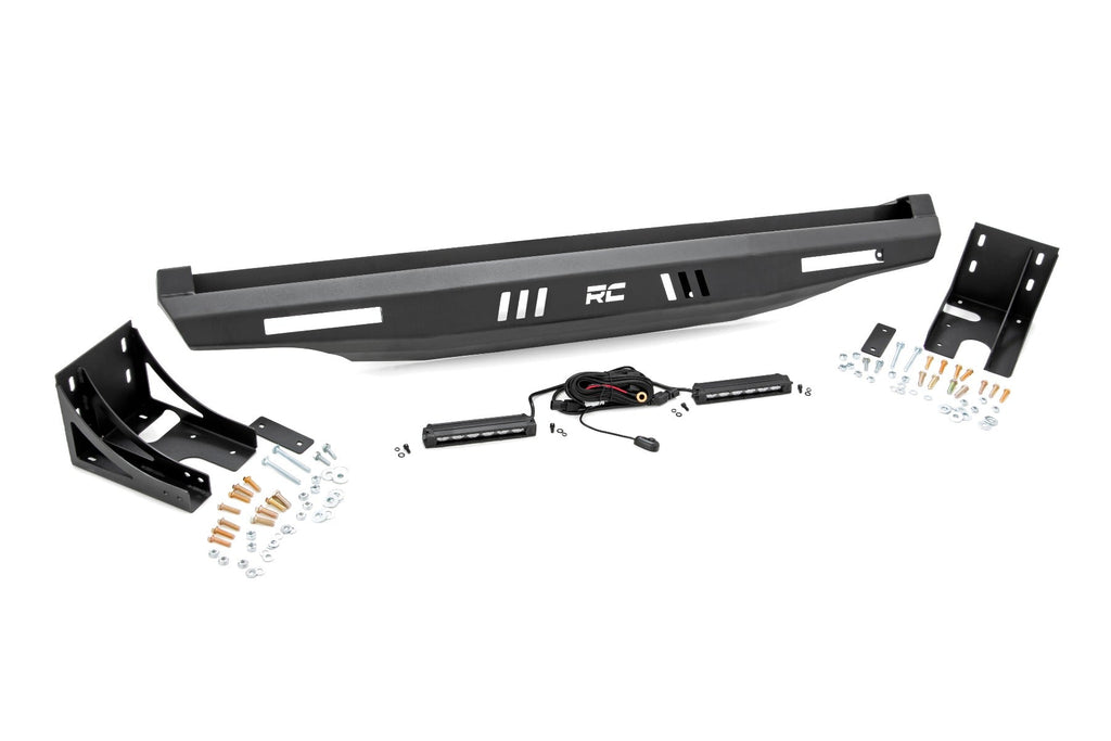 Rough Country Rear Bumpers Can-Am/Polaris Rear Bumper w/LED For 16-21 Defender and 18-21 Ranger Rough Country - 93059