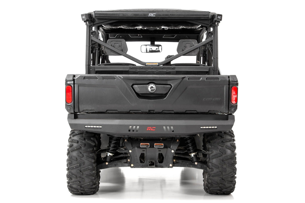 Rough Country Rear Bumpers Can-Am/Polaris Rear Bumper w/LED For 16-21 Defender and 18-21 Ranger Rough Country - 93059