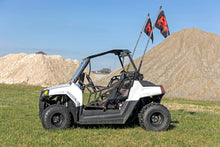 Load image into Gallery viewer, Polaris LED Whip Light Bed Mount Kit 12-20 Polaris RZR 170 EFI Rough Country