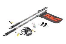 Load image into Gallery viewer, Rough Country Light Whips Polaris LED Whip Light Bed Mount Kit w/LED Whip Lights 12-20 Polaris RZR 170 EFI Rough Country - 93087